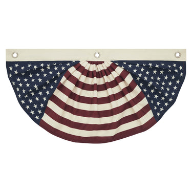 My Country Stars & Stripes Bunting Flag 12x24 - VHC Brands